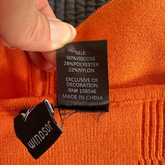 WIndsor strapless orange corset top XS - Picture 10 of 10